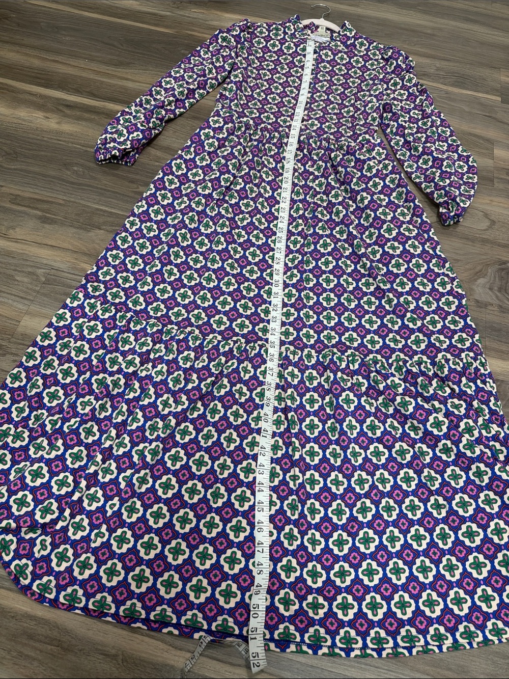 BODEN BLUE WILLOW TIERED JERSEY DRESS! - Picture 9 of 13